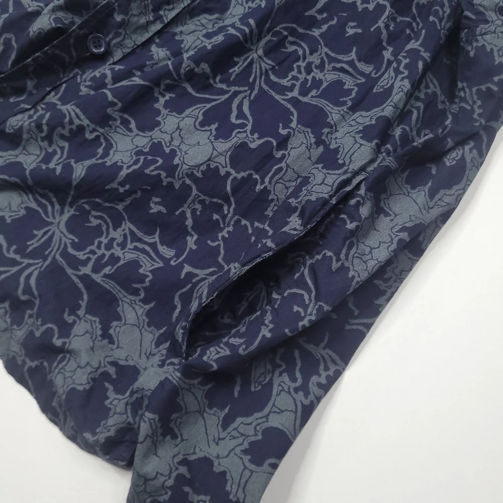 COS US Floral Hawaiian Shirt Relaxed Fit With Pockets 100% Cotton XL - Picture 5 of 10